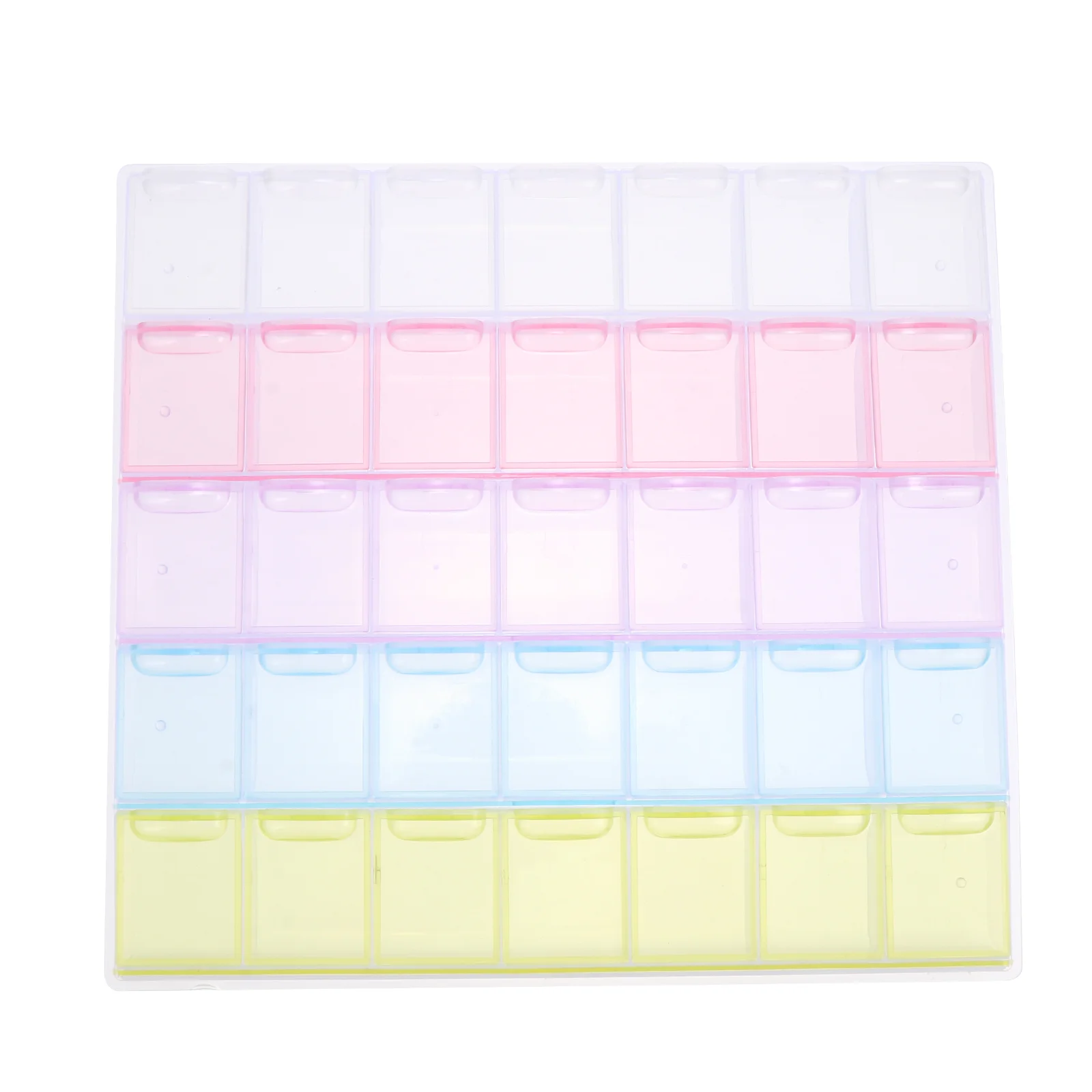 

1pc Plastic Boxes Jewelry Hinged Box Storage Box Clear Beads Containers Clear Jewelry Boxes Clear Boxes