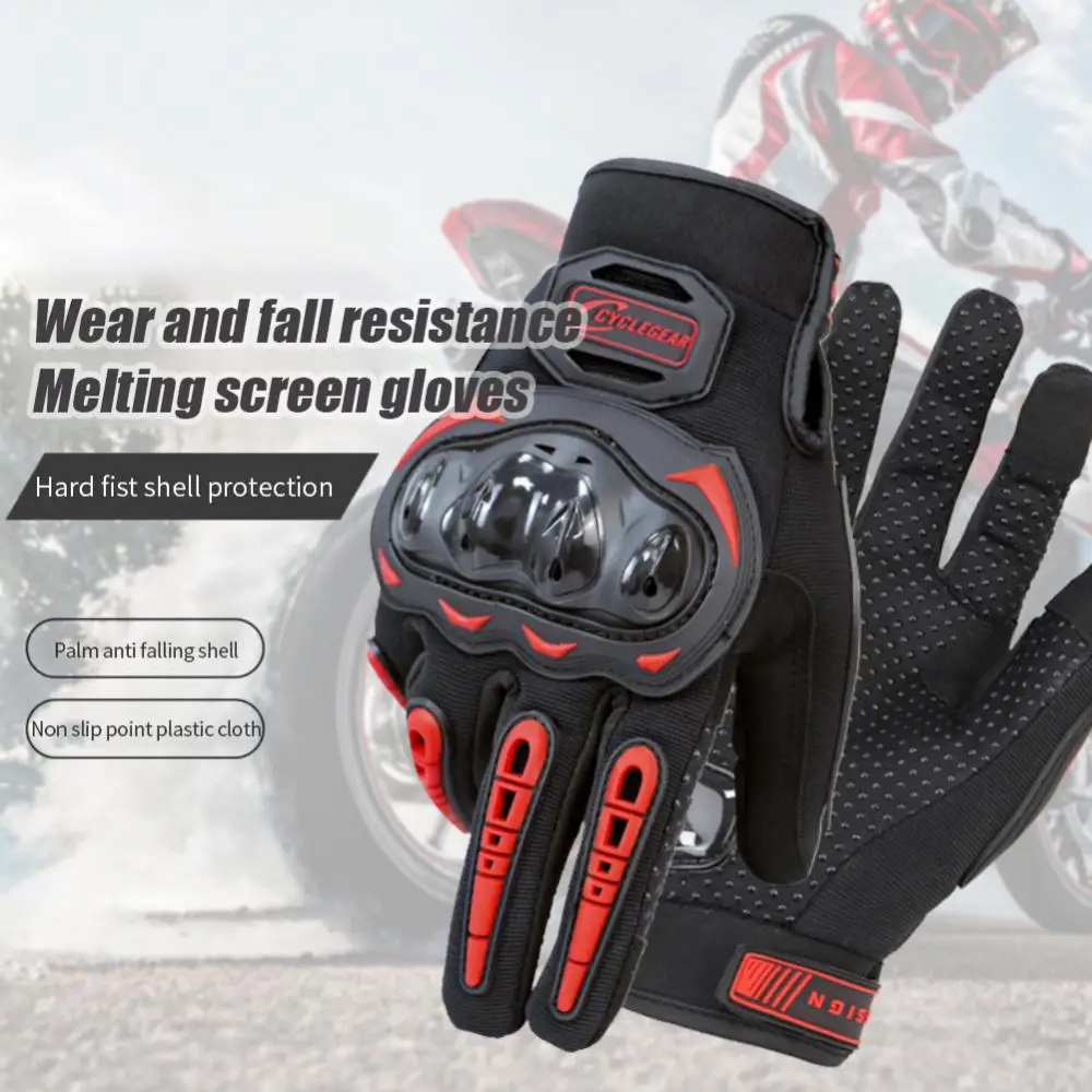 

Knitted Waterproof Motorcycle Gloves Winter Thermal Warm Mittens Protective All Finger Gloves Men Women New Arrival Touchscreen