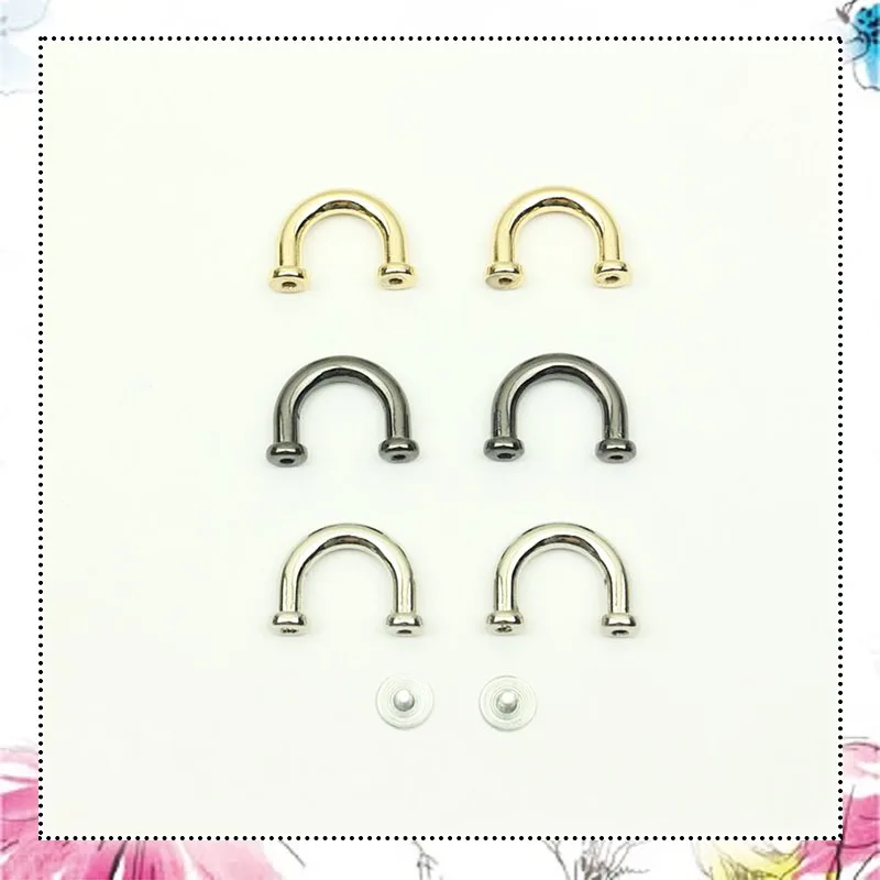 

50 шт., металлические пряжки для сумок, 16 мм