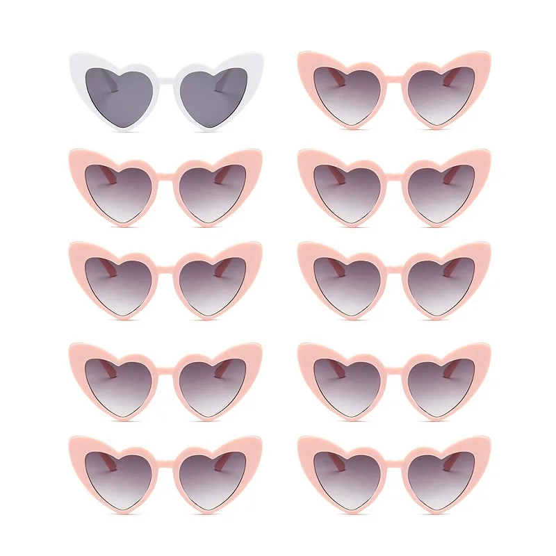 

1/2/3Pcs Bachelorette Party Heart Sunglasses Wedding Bridal Shower Decor Hen Party Supplies Team Bride To Be Bridesmaid Gifts