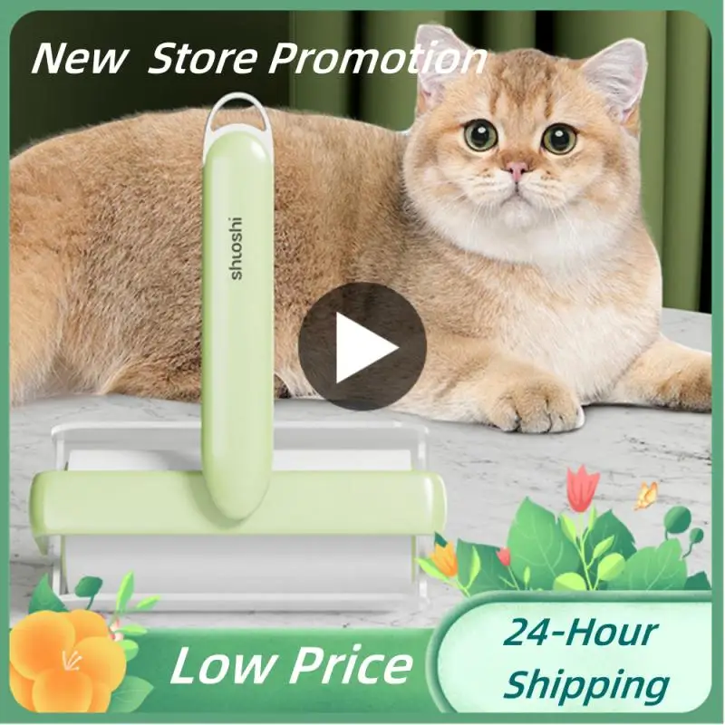 

Pet Hair Remover Clothes Multi-purpose Brush Cat Dog Hair Sticker Roller Sticker Self-cleaning Lint Hair Remover