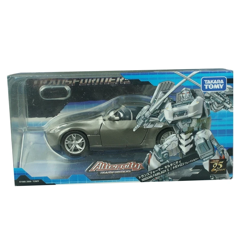 

TOMY TAKARA трансформеры, японская версия, alternityратейтейл 02, Мегатрон, серебро 350Z, модель спортивного автомобиля, игрушка