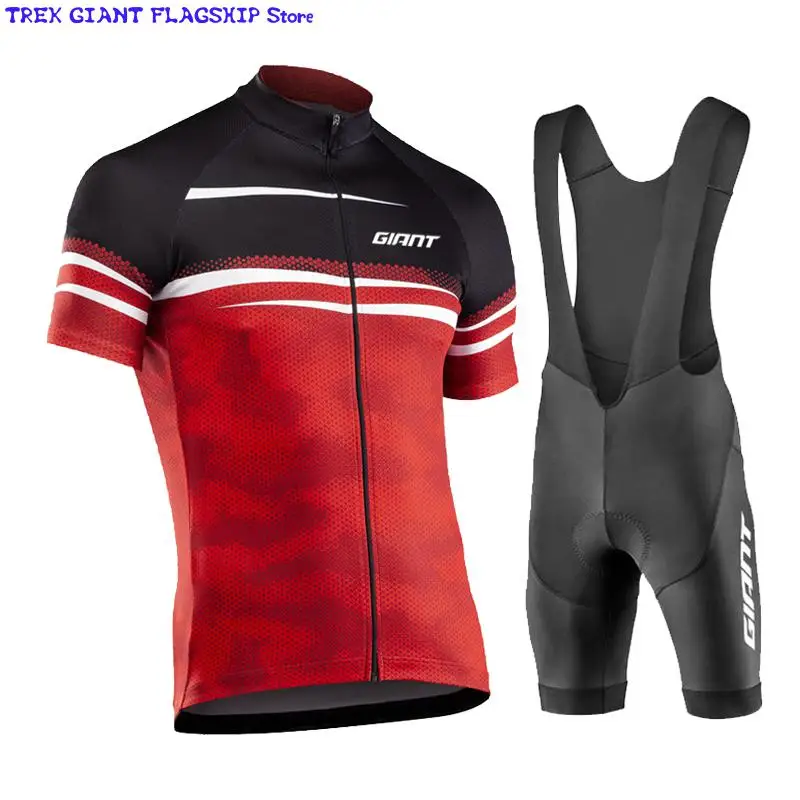 

2023 Cycling Jerseys Set Summer GIANT Breathable Cycling Set MTB Bicycle Sportswear Suit Matching Reflective Cycling Short