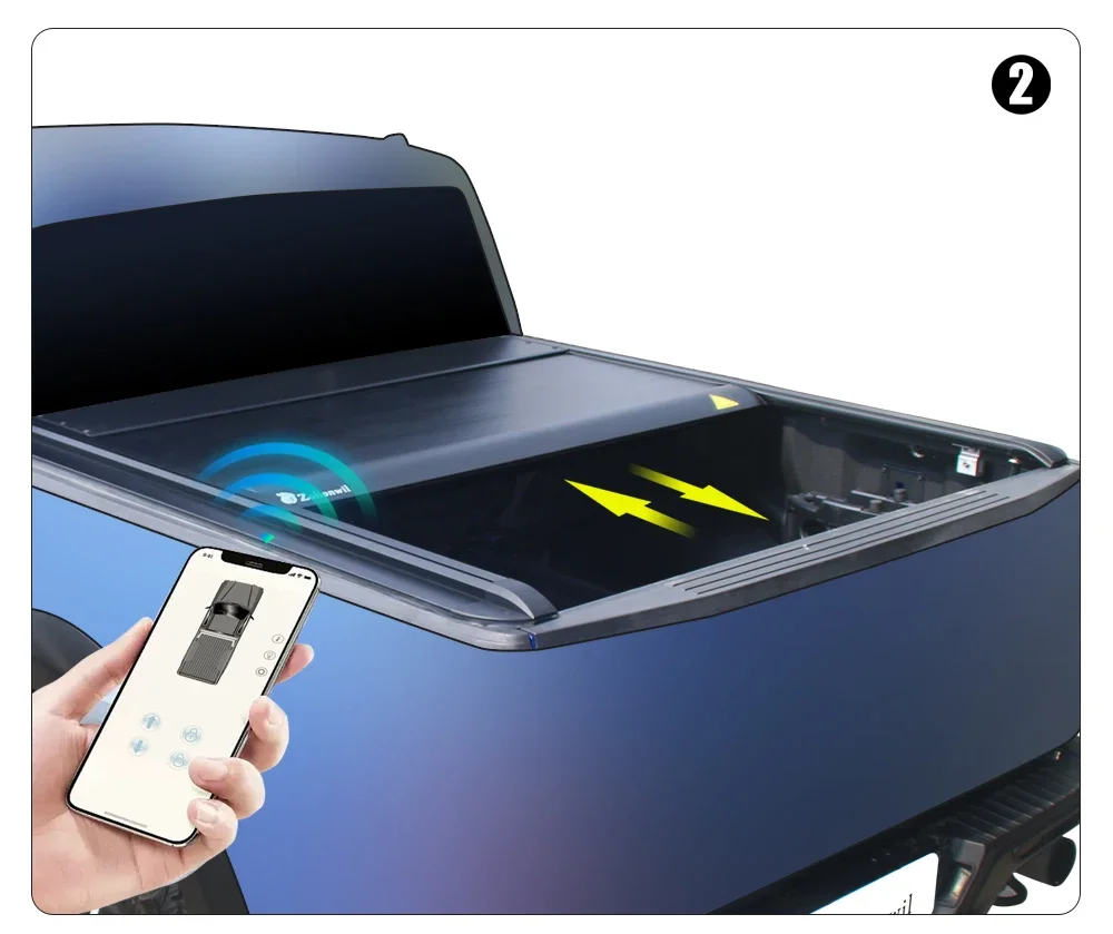 Zolionwil алюминиевый электрический чехол для рольставней пикапа Benz Mercedes X250d X-Class