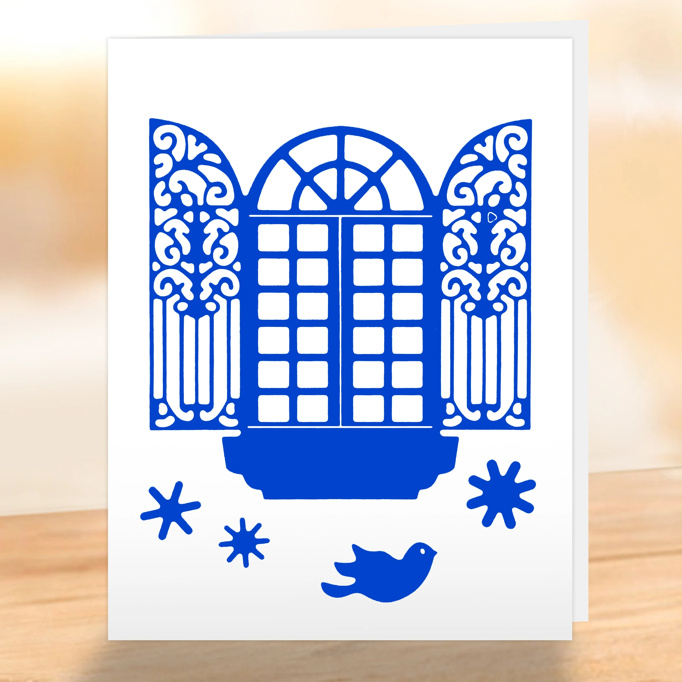 

Window Sill Birdie Metal Cutting Die Decorative Scrapbooking Craft Photo Album Paper Card Art DIY Clipart Embossing Template Mol