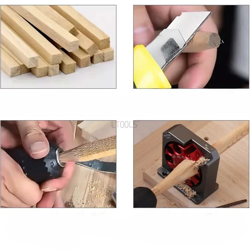 Новый круглый деревянный дюбель приспособление для изготовления зубцов