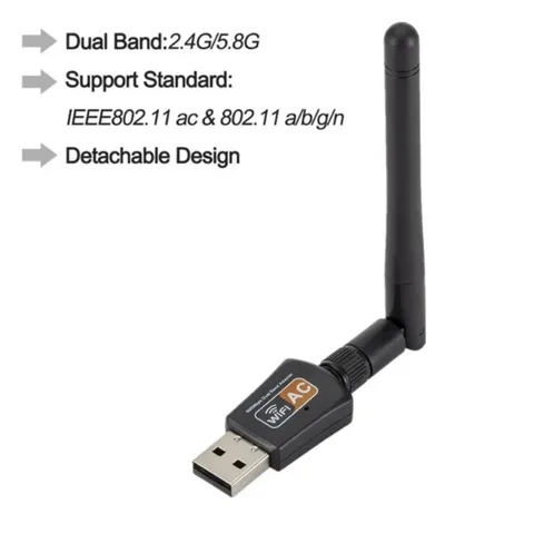 BGGQGG двухдиапазонный Wi-Fi адаптер 600 Mbps