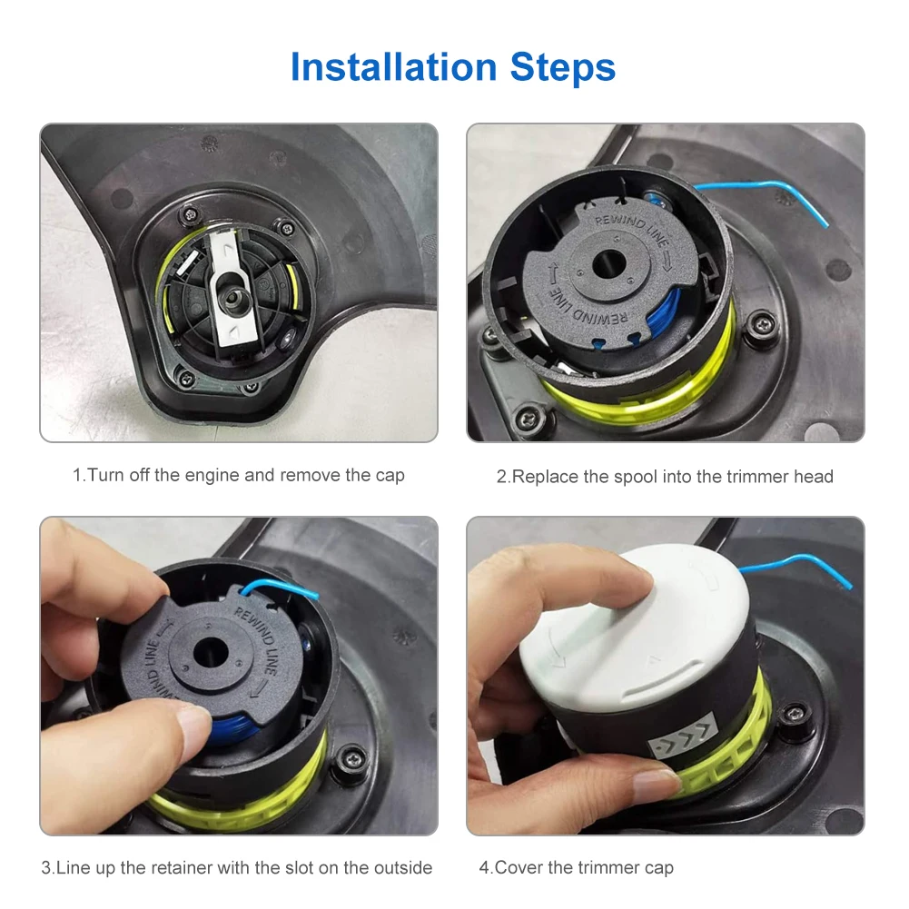 Катушка триммера для Ryobi One Plus AC14RL3A 18 В 24 40 сменная катушка с автоматической