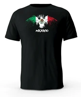mexico eagle flag black t shirt mens 100 cotton casual t shirts loose top size s 3xl