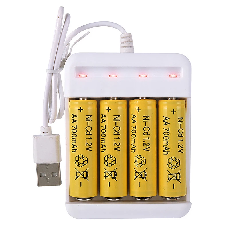 1 шт. высокоскоростная аккумуляторная батарея AAA и AA с USB 3/4 защитой от короткого