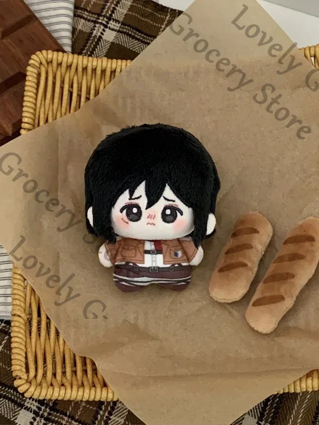 Фото Аниме Shingeki No Kyojin Levi Ackerman Mikasa·Ackerman Eren Jaeger Hange Zoe Attack on Titan Косплей Пушистый Брелок Маусет Подарок №4