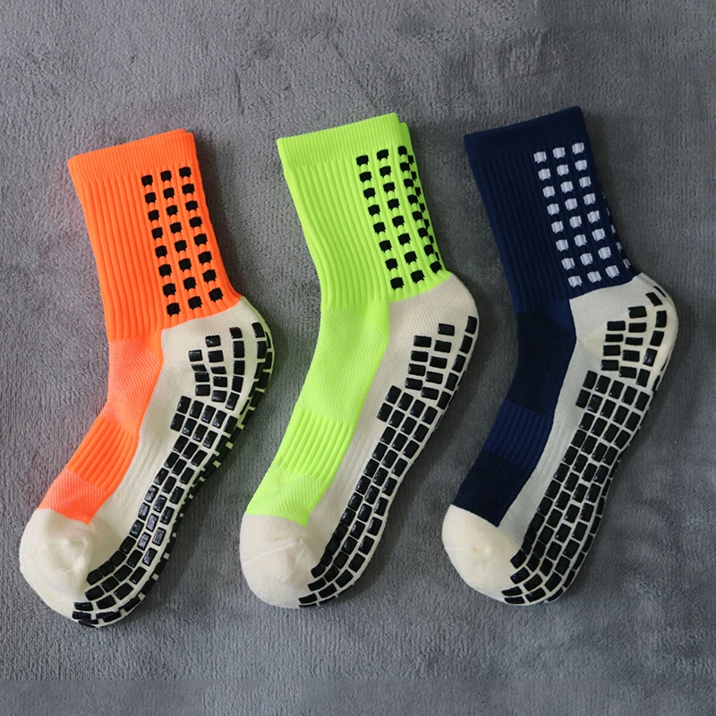 4pairs New Anti Slip Football Socks Breathable Men Sports Soccer Socks Soft Cycling Women Men 37.5-45