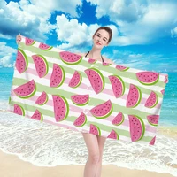 watermelon pineap strawberry large beach towels sand free quick dry beach towels swimming fitness yoga bath towels for woman