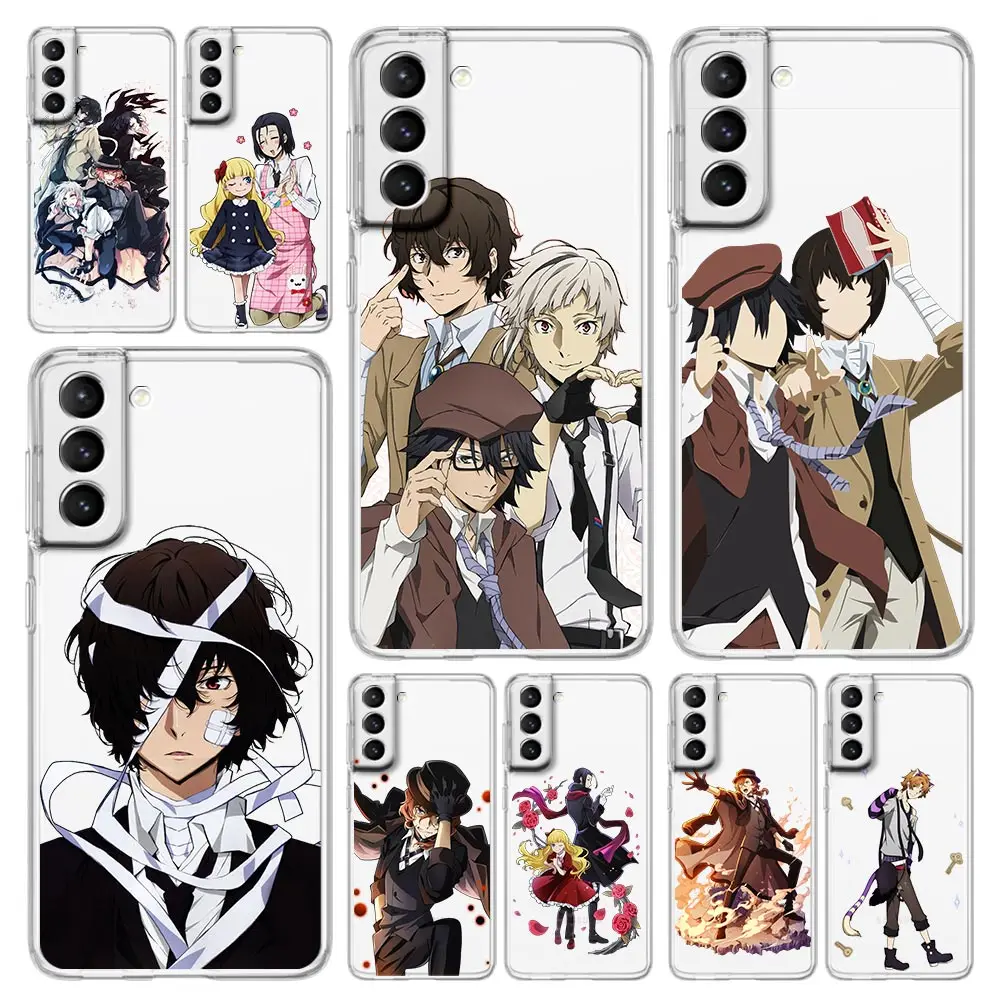 

Bungou Stray Dogs Dazai Osamu Phone Case For Samsung Galaxy S22 5G S20 Ultra S21 FE 5G S10E S9 S8 S10 Plus Note 20 10 Lite Cover