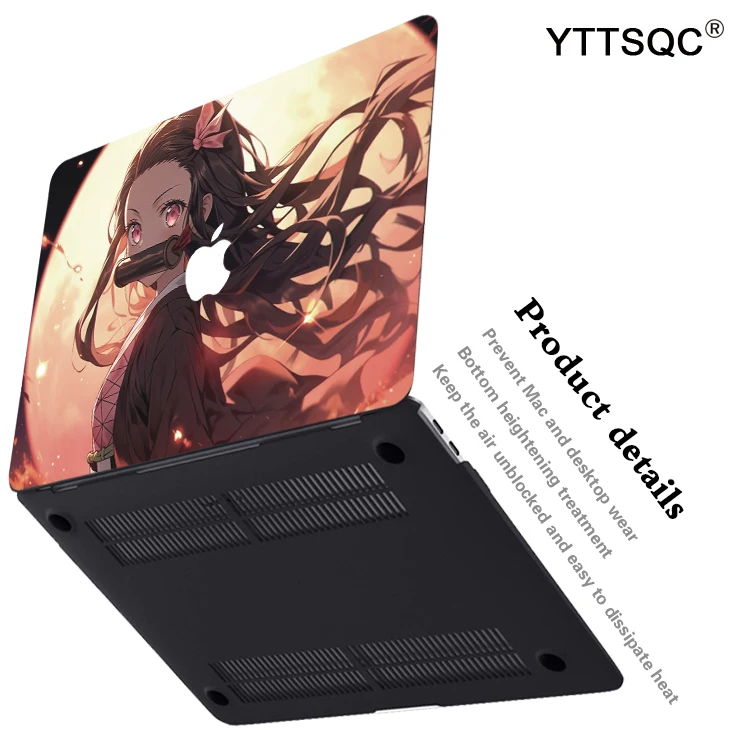 Фото Камадо Незуко Аниме Демон для A3113 Apple Macbook Air M2 M1 Pro 13 14 16 Mac Hard Shell Retina A2681 A2338 Ноутбук Pro14 A3114 №4