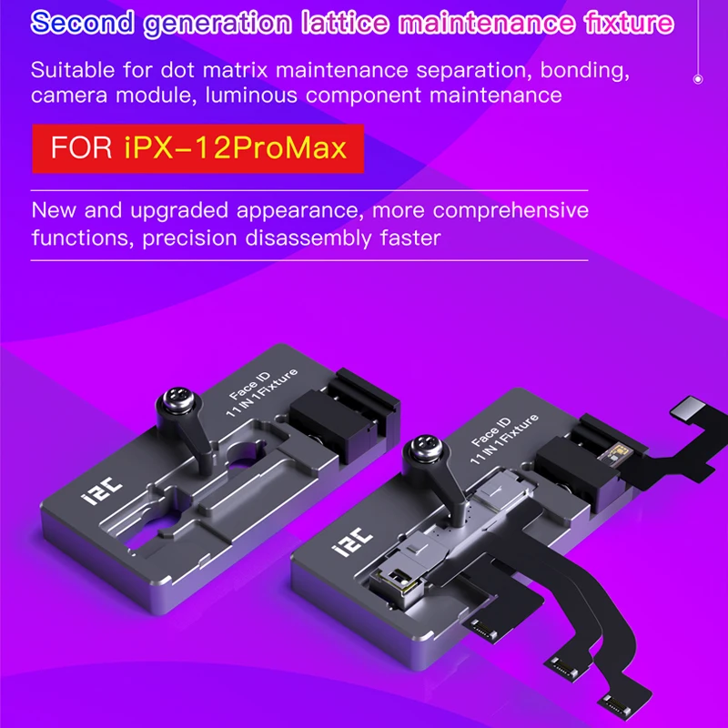 I2C Face ID for IPhone X-12 PRO MAX Dot Projector Matrix Repair Holder Front Facing Camera Fixture Fixed Maintenance Clamp Tool