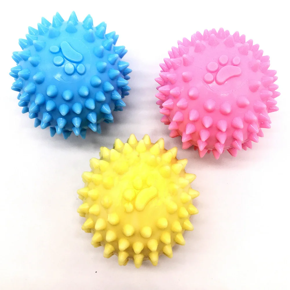 

Dog Chew Toy Fun Molar Teeth Cleaning Hedgehog Ball Pet Puppy Interactive Balls Bite Resistant Extra-tough Tooth Clean Toys Ball