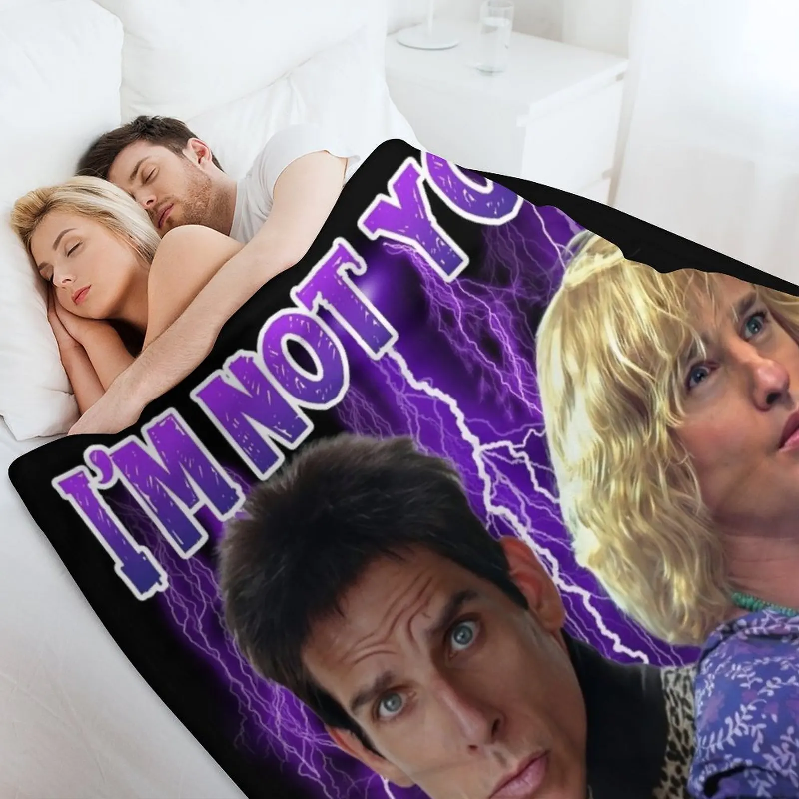 Я не твоя brah (Zoolander) Одеяло Лохматое фланелевое декоративное термобелье для
