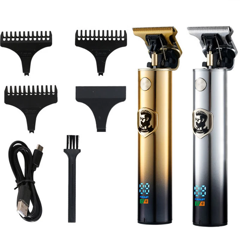 

T9 USB rechargeble hair clippers for men barber Electric Hair Trimmer set razor LCD Digital Display DIY Hair Cutting Machine