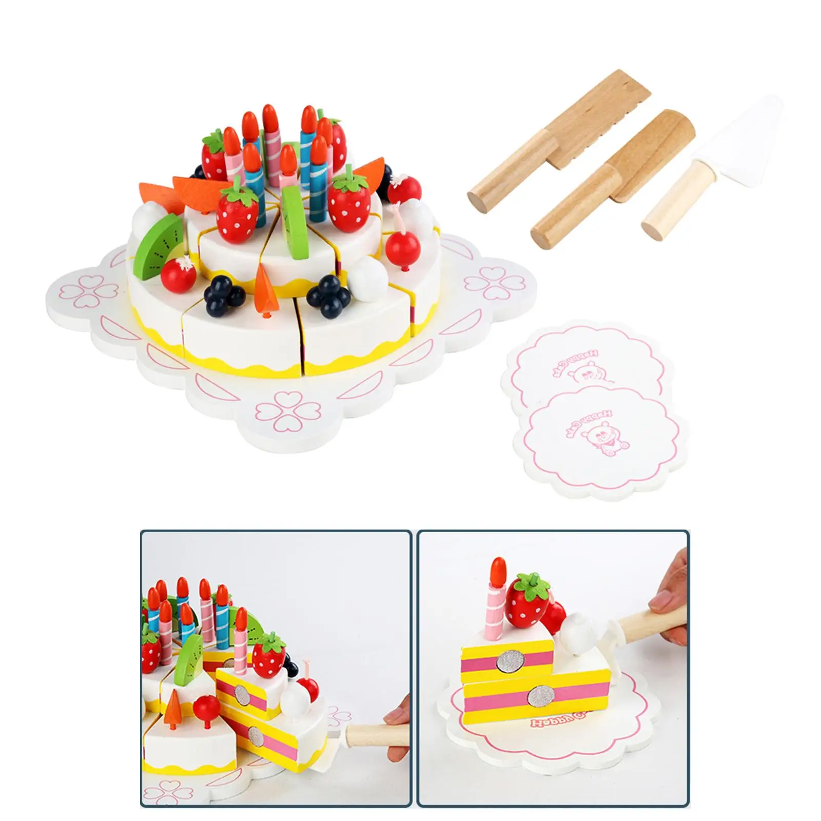 

Игрушка для вырезания торта на день рождения, игрушка для пирожных, игрушка для детей, праздничный подарок