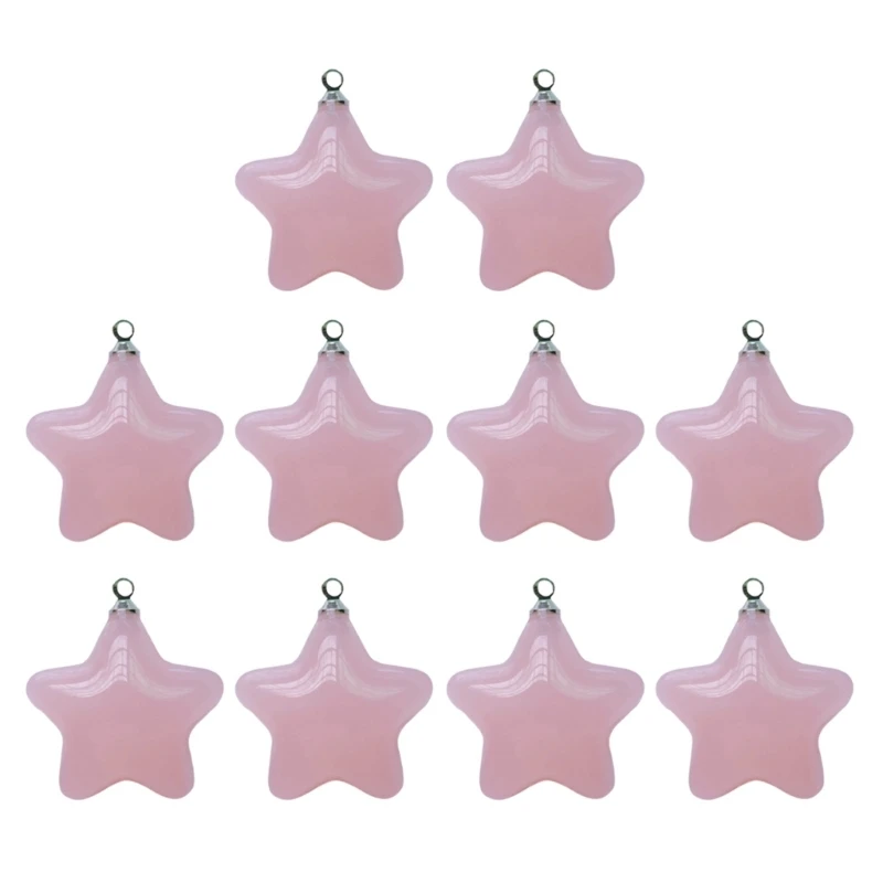 

652F Набор из 10 тематических ювелирных изделий со звездами, украшения из смолы, ювелирные аксессуары