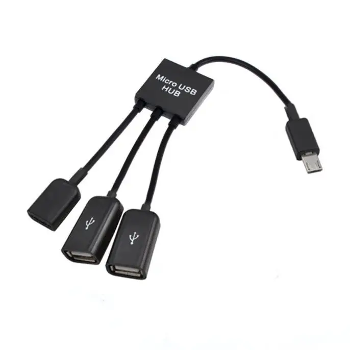 

3 In 1 Micro OTG USB Port Game Mouse Keyboard Adapter Cable Tablet Black Compatible All Tablet Cell Phone for Android Hot