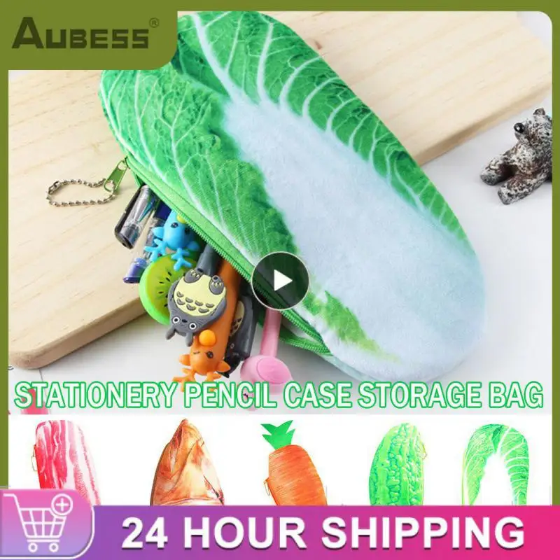 Case High-capacity Jewelry Bag Portable Vegetable Modeling Storage Bag Kawaii Cosmetic Bags