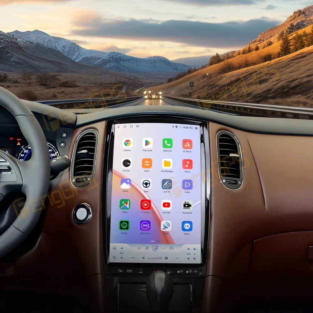 Автомобильный радиоприемник 14 5 дюйма Android 13 для Infiniti QX50 EX25 E35 E37 EX30D 2008-2016