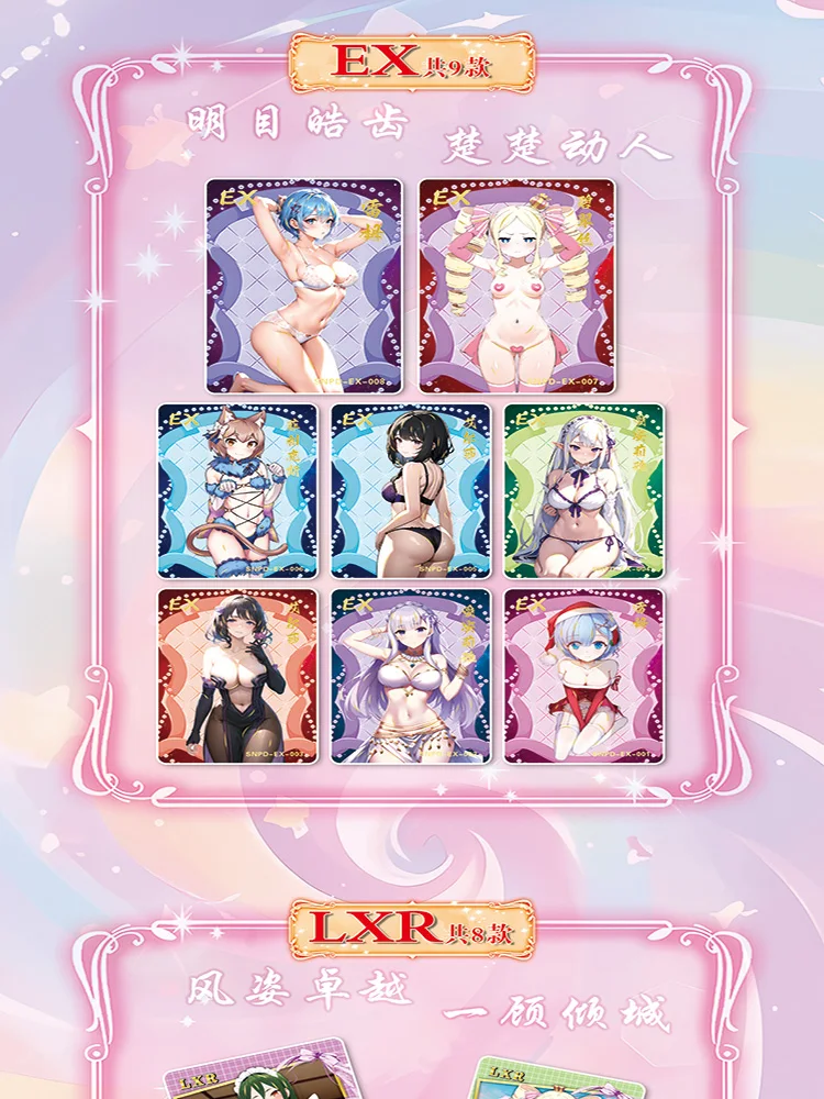 Новейшая девичья вечеринка 6 Girl Party Коллекционная карта Goddess Story Waifu Booster Box Ccg Acg Doujin