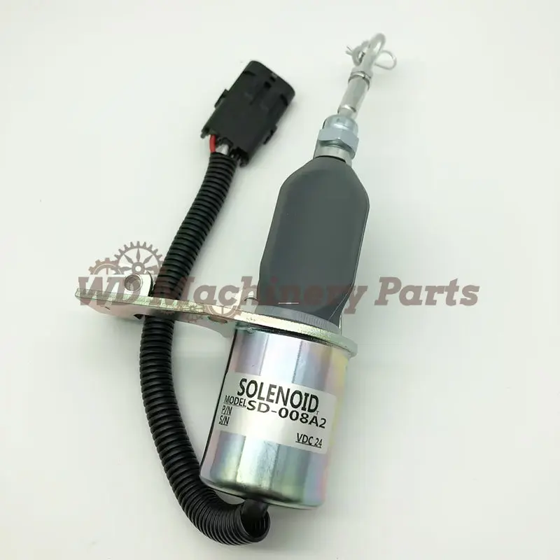 

24V Fuel Shutoff Solenoid Valve SD-008A2 C3974947 3974947 Fits for Cummins 6135 Engine Perkins WD-07