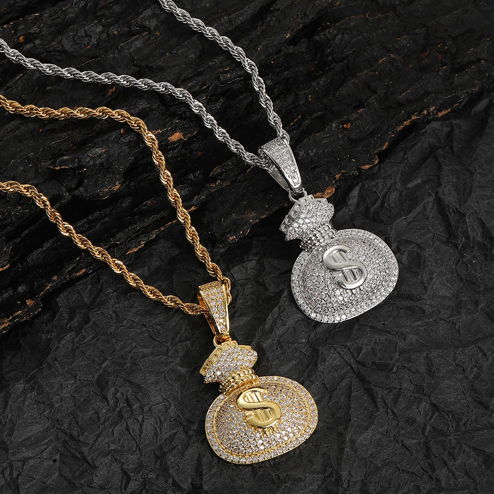 Цепочка EYIKA в стиле хип-хоп для мужчин Ювелирное Украшение со сверкающими