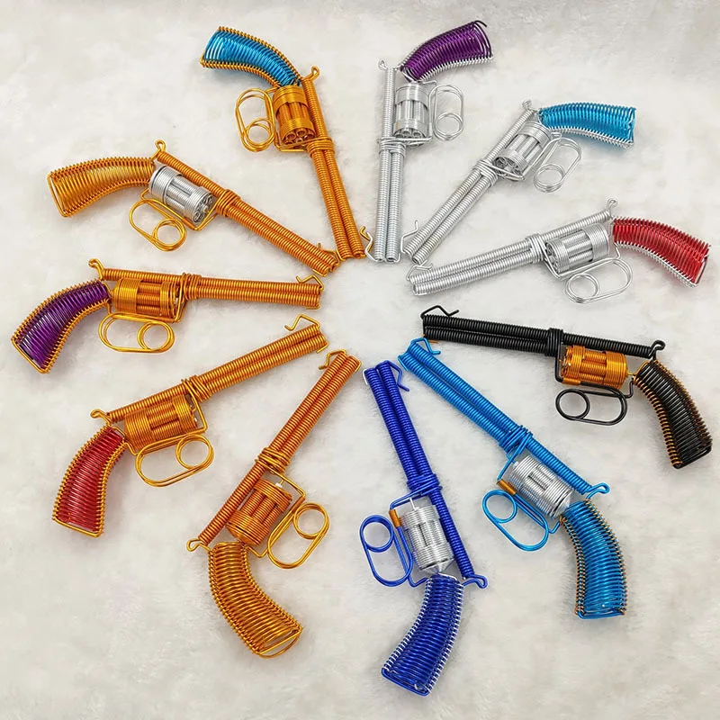 

Creative Handmade Colored Aluminum Wire Gun Home Decoration Crafts Collection Creative Gifts Souvenirs Children's Toys
