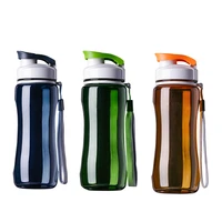 leak proof portable sports water bottle suitable for sports bicycle space hiking plastic water bottle