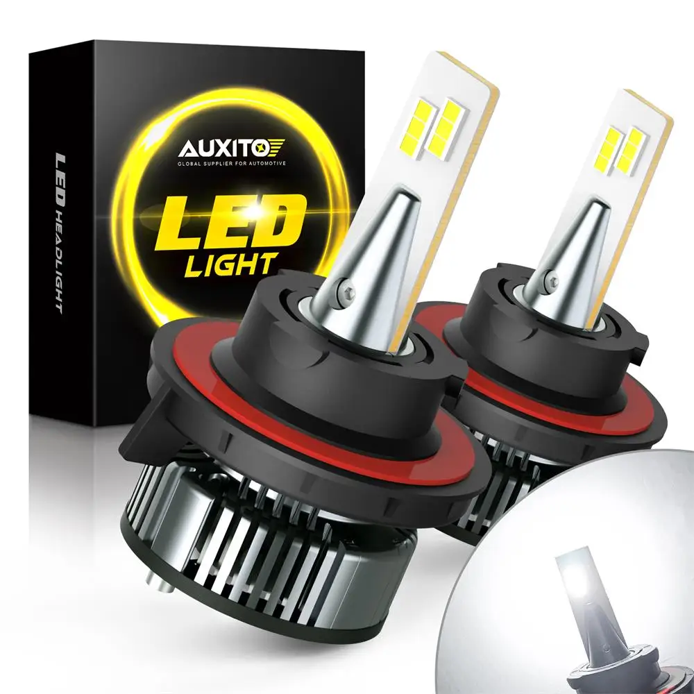 AUXITO 2 шт. H13 9008 LED CSP фара лампа для Mitsubishi Lancer 10 Galant Outlander 9007 HB5 H4 H7 H11 LED CANBUS головная лампа