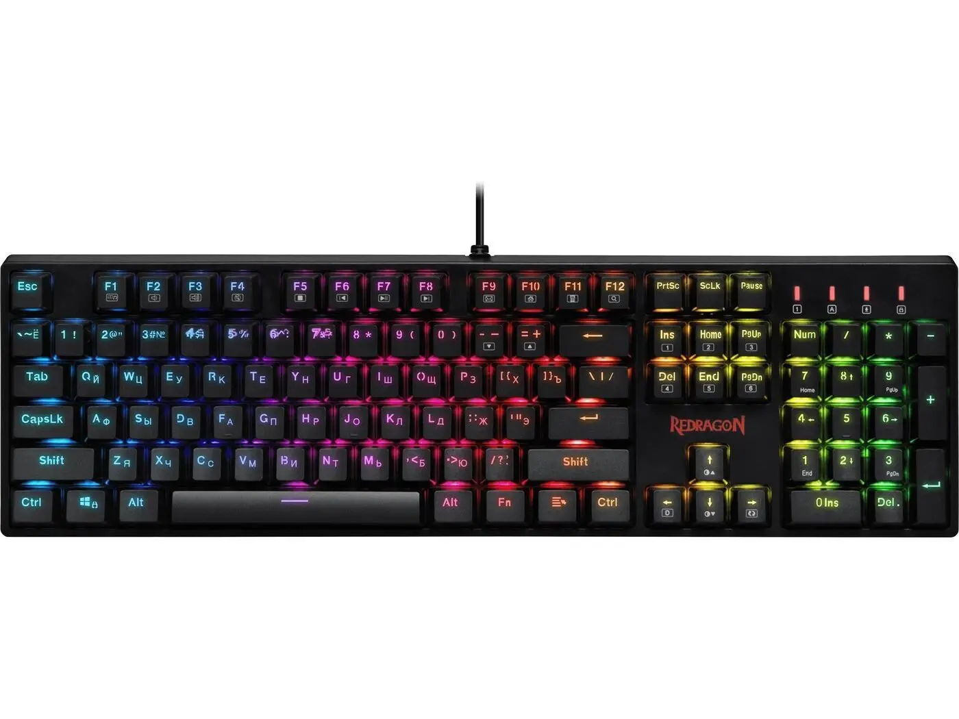 

Игровая клавиатура механическая Redragon Surara, подсветка RGB