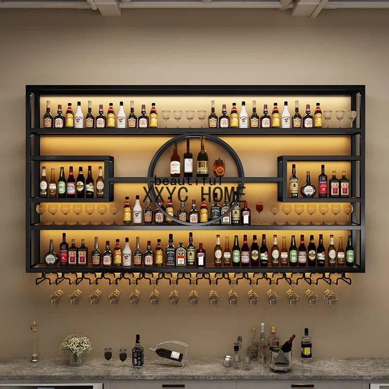 Розничная винная полка для ресторана традиционная уникальная настенная витрина