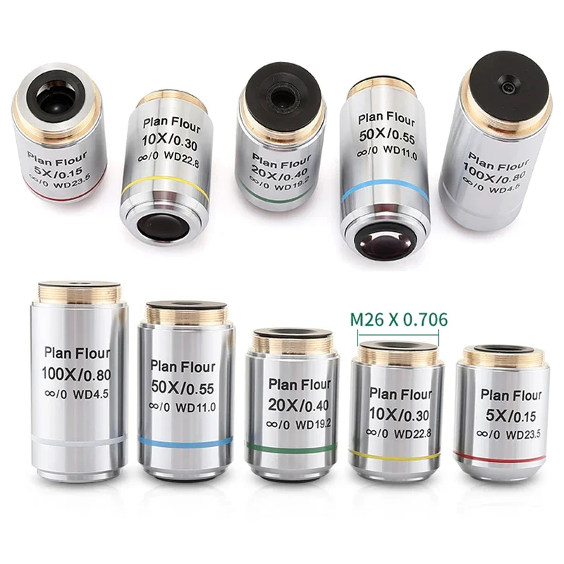 Металлографический план плоского поля полуапохроматический объектив с