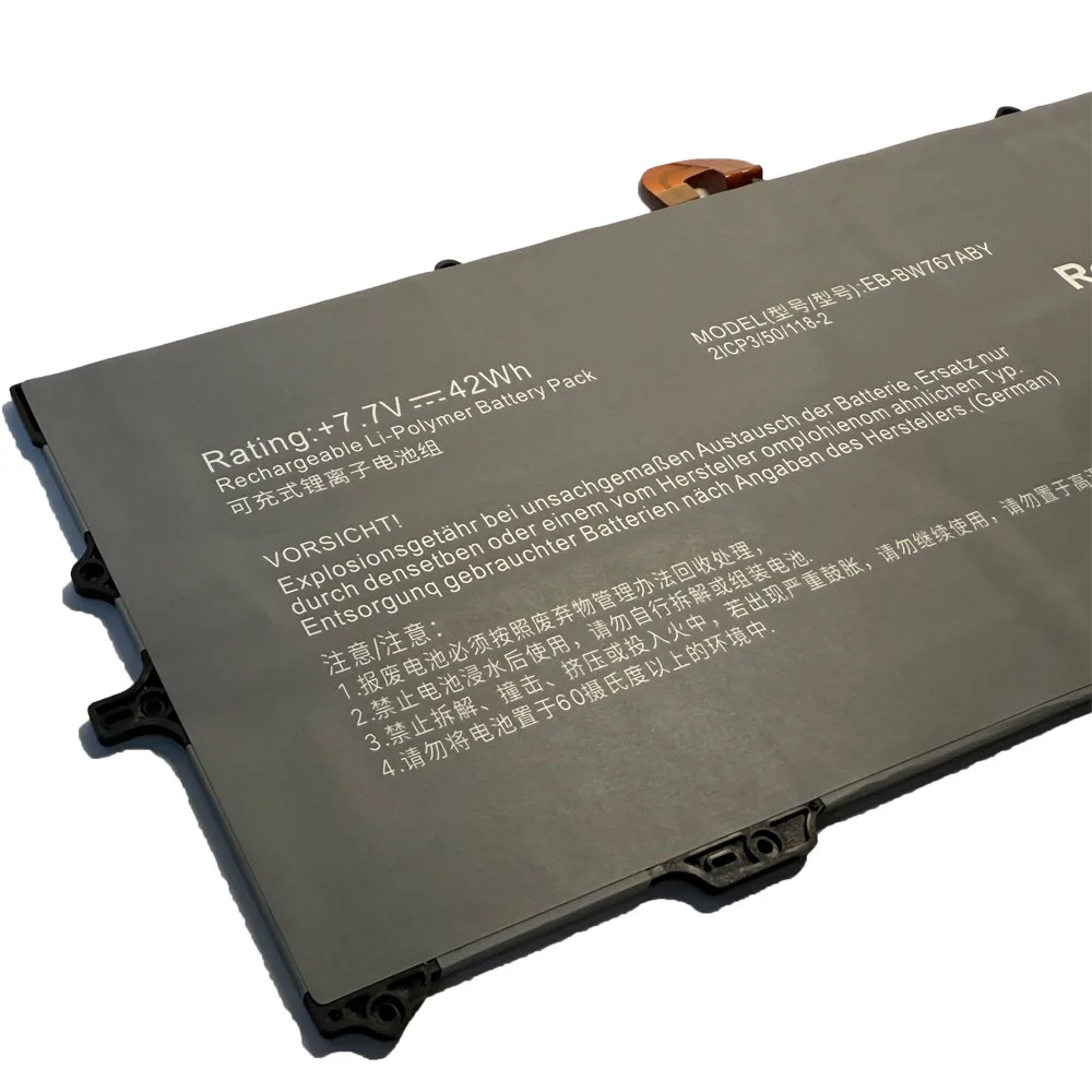 EB-BW767ABY 7,7 В 42 Втч 5454 мАч Аккумулятор для ноутбука SAMSUNG Galaxy Book S NP767XCM NP767 SM-W767 NP767XCM NP930QCG GH43-04964A (art.: 3920cdc911144) - 3920cdc911144