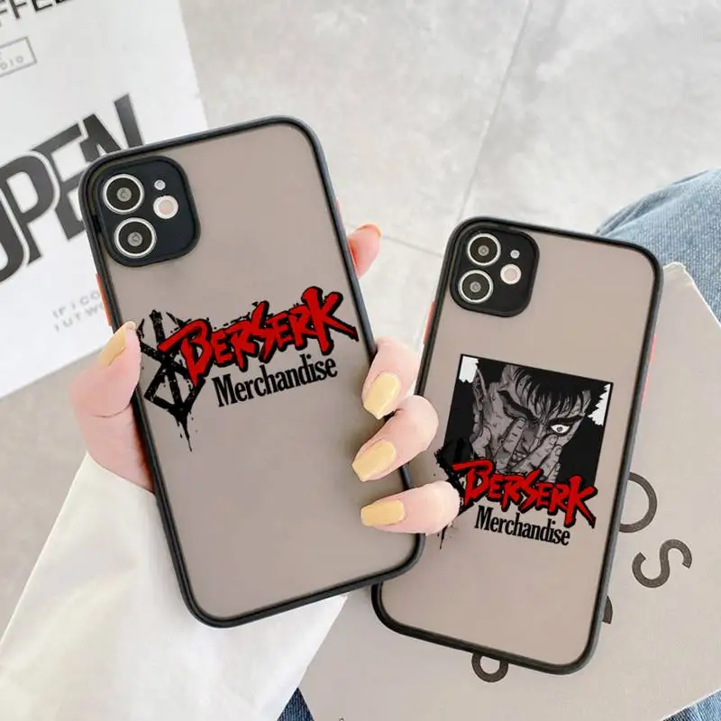 

Berserk Guts anime Swordsman Gatsu Sacrifice Zodd Phone Case matte transparent For iphone 11 12 13 7 8 plus mini x xs xr pro max