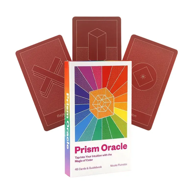 

45 Card Prisms Oracle Card Leisure entertainment Fate Chess Cards Game PDF Guide：Free Bag Deliver Goods