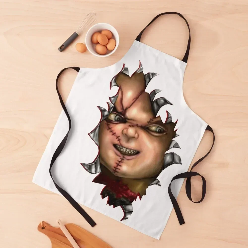 Фартук Chucky Hot sfregiato с индивидуальным логотипом рабочие платья учителя для женщин