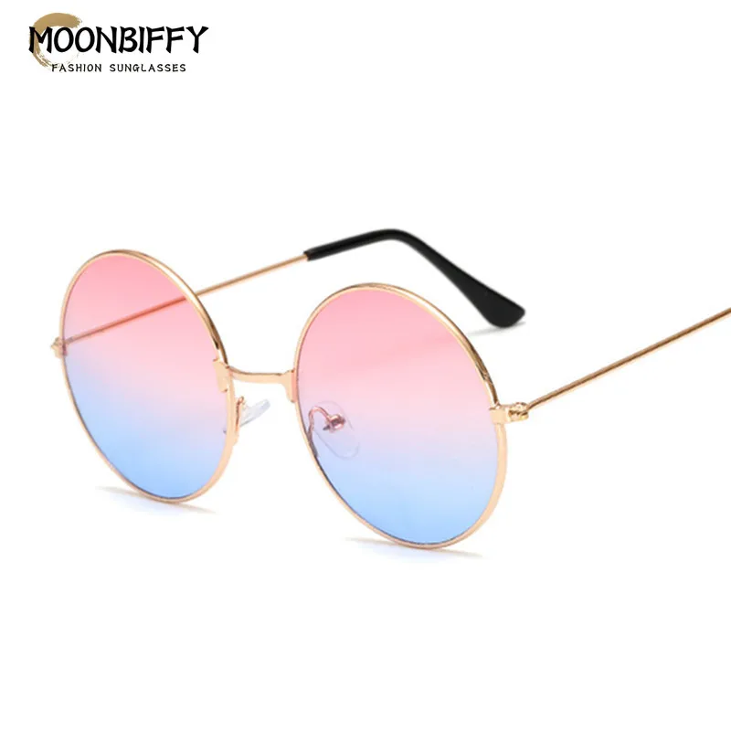 

2023 Retro Small Round Sunglasses Woman Vintage Brand Shades Black Metal Sun Glasses For Woman Fashion Designer Lunette очки