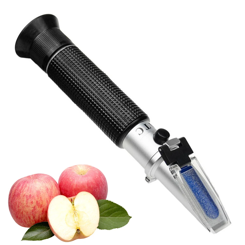 

0-32% Handheld Refractometer Sugar Content Tester Measuring Tool Beer Calibration Drink Juice ATC Meter Optical Food Beverage