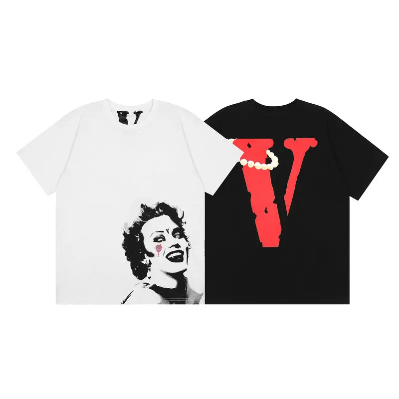 

VLONE Men T Shirt 100% Cotton Original Brand Streetwear Women's T-shirt USA Summer Short Sleeve Harajuku Hip Hop Tshirt