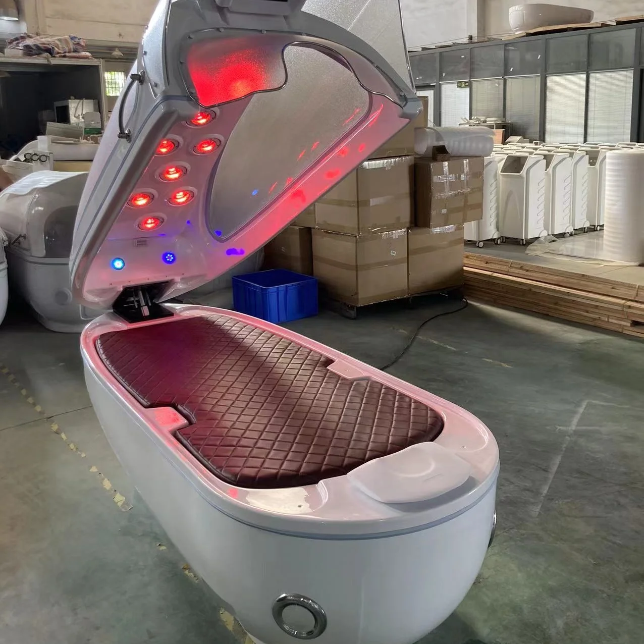 

2023 new big ozone music Physical Therapy Body detox Spa Vibrating Infrared Mat slimming dry sauna Spa massager machines