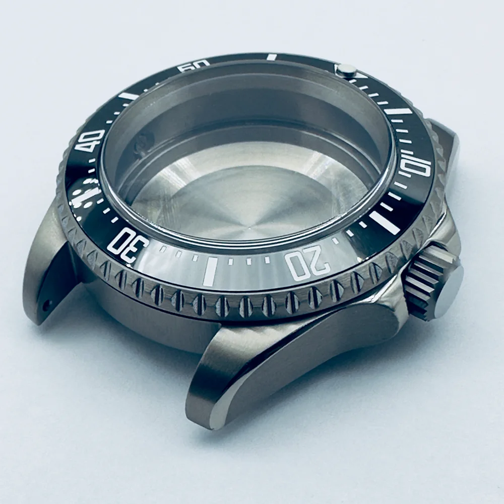 Запасные части для часов 40 52 мм титановые часы черный керамический ободок
