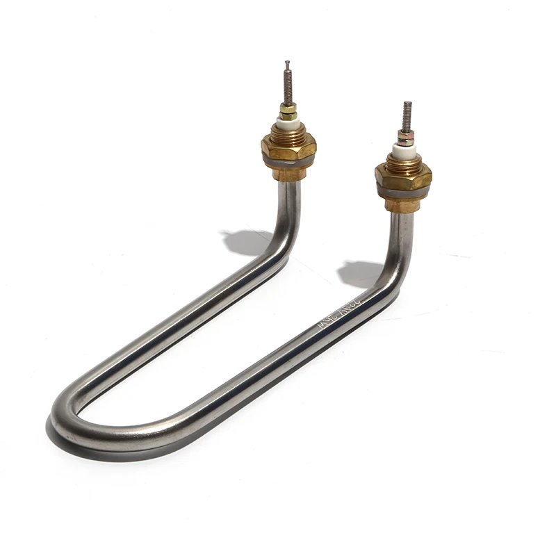 Электрический водонагреватель с двойной U-образной трубкой, электрическая тепловая труба для рисового автомобиля, нагревательная труба из нержавеющей стали 201, 220 В/380 В