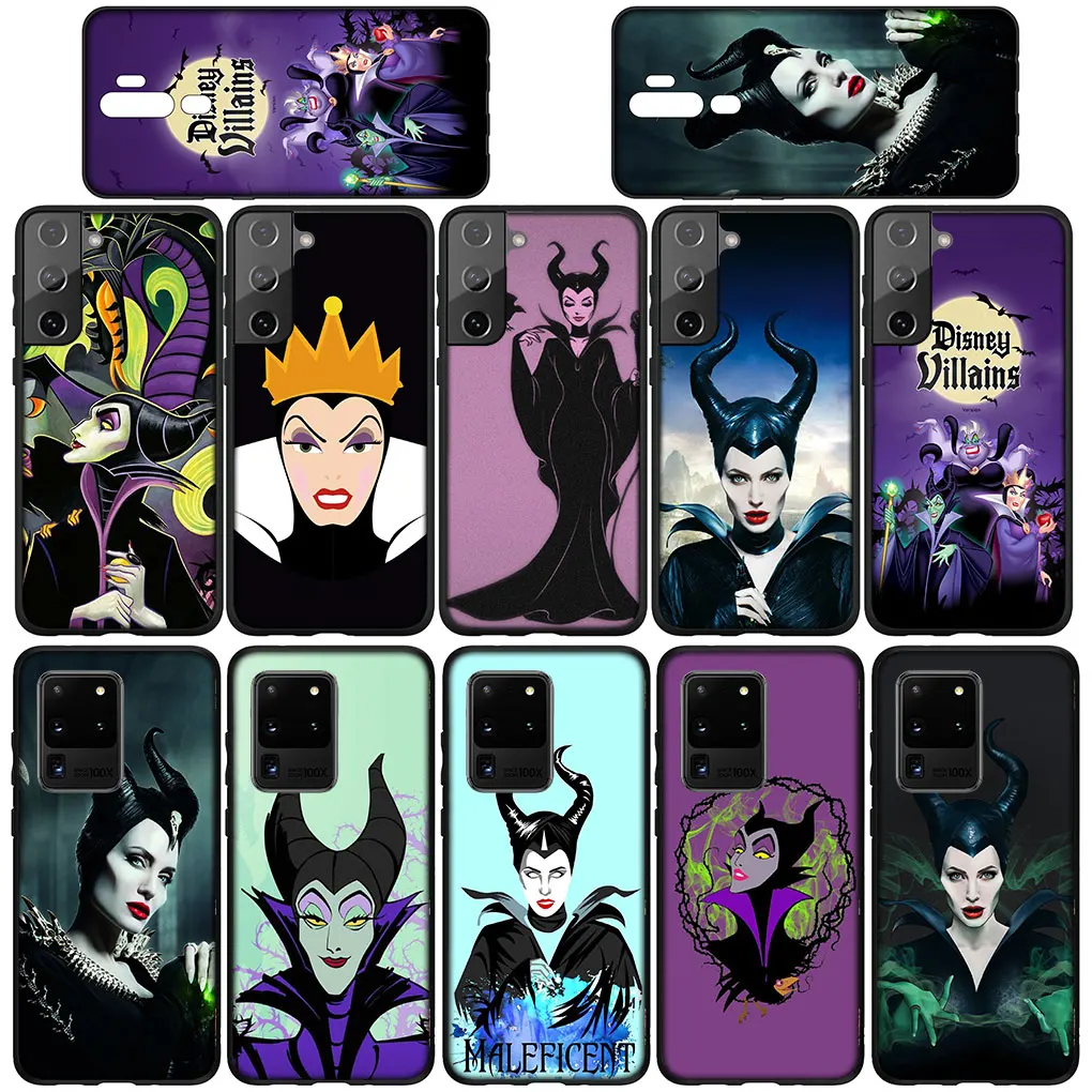 Maleficent Soft Cover for Samsung Galaxy S23 S22 S21 S20 Fe Ultra S8 Plus A21S A71 A12 A13 S7 Phone Case