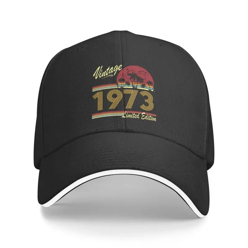 

New Personalized 1973 49 Years Old 49th Birthday Gift Baseball Cap for Men Women Breathable Dad Hat Sports