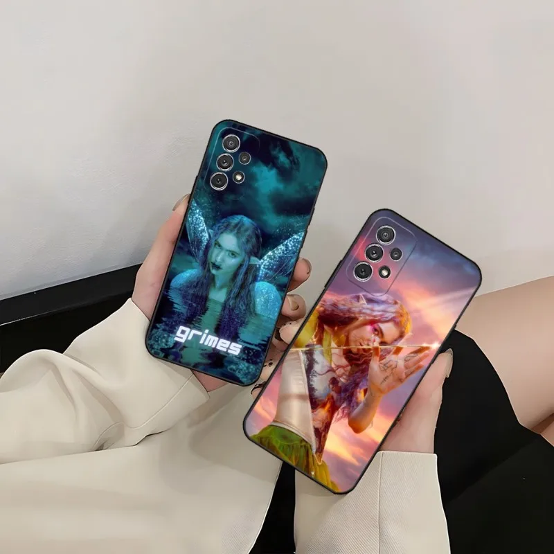 Чехол Grimes с изображением ангелов для Samsung Galaxy S21, S22, S30, S23, S20 Ultra Fe, S10, S8, S9, Note 10, 20 Pro Plus, задняя крышка
